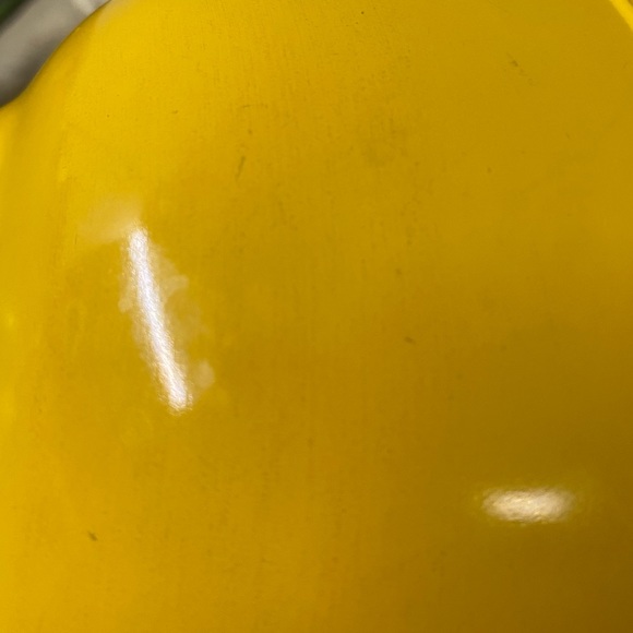 Vintage Pyrex Reverse Primary Yellow 403 mixing bowl 8.5” - Picture 10 of 10